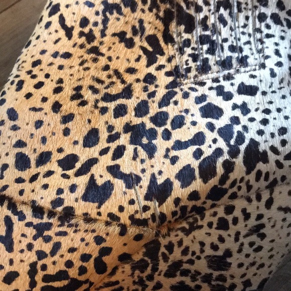 Matisse Teddy Ankle Cowhide Wedge Booties sz7.5 - Picture 15 of 15